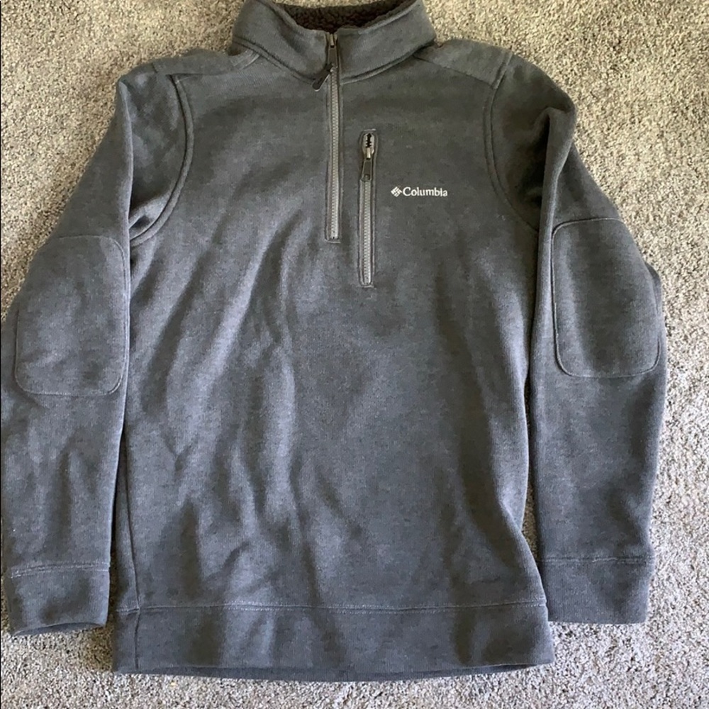 Grey Columbia quarter zip